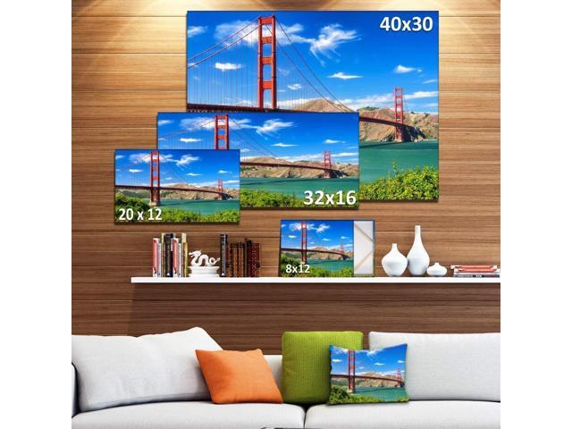 40x20 Blue PT6931-40-20 Designart Graffiti Wall Urban Abstract Street Art Canvas Print-40x20