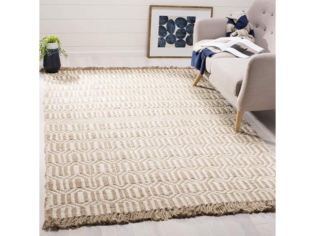 Safavieh Natural Fiber Collection Nf184a Hand Woven And Ivory Jute Area Rug 3 X 5 Newegg Com