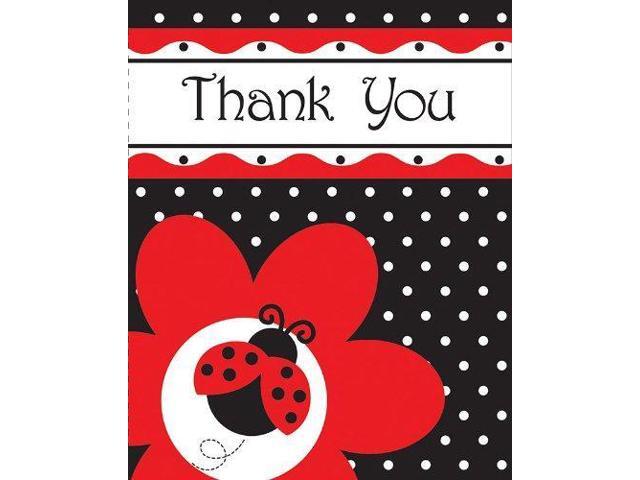 12 Count Creative Converting Ladybug Fancy Cello Loot Bags