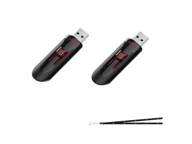 Cruzer Glide 2 Pack USB Flash Drive SanDisk 32GB