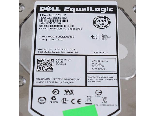 Dell Equallogic 600GB 15K SAS 3.5