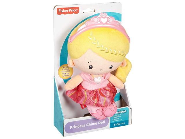 fisher price princess chime doll & stroller gift set