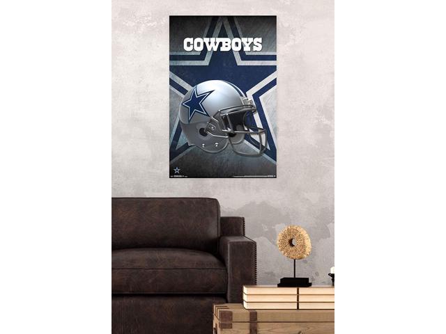 Trends International Dallas Cowboys-Retro Logo Mount Bundle Wall Poster 22.375 x 34 Multi