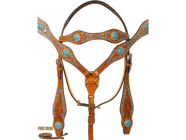 Acerugs Hand Carved Show Trail Western Leather Horse Tack