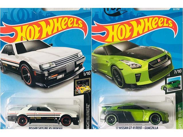 Hot Wheels Nissan Skyline Rs Kdr30 48 250 And 17 Nissan Gt R R35