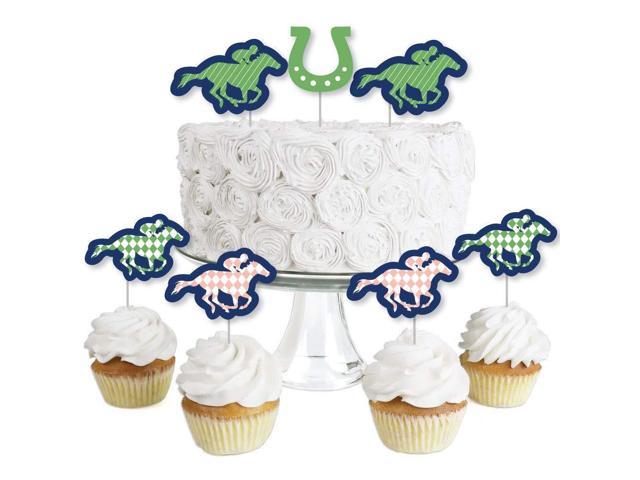 Kentucky Horse Derby Dessert Cupcake Toppers Horse Race Party