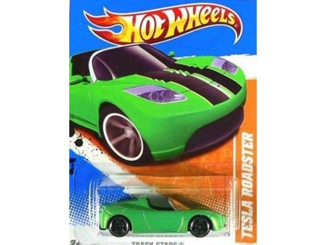 Hot Wheels 2011 Tesla Roadster 67244 Track Stars 164 Scale