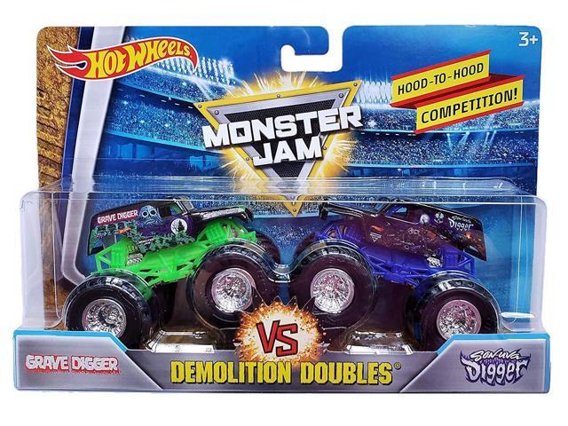 Hot Wheels Monster Jam Demolition Doubles Grave Digger Vs Son