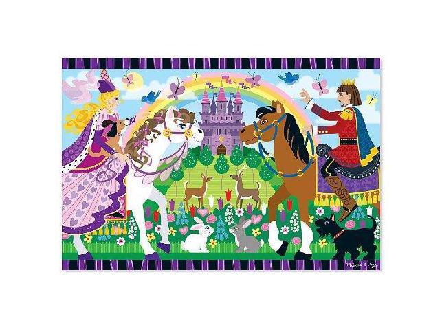 Melissa Doug Fairy Tale Friendship Jumbo Jigsaw Floor Puzzle 24 Pcs 2 X 3 Feet