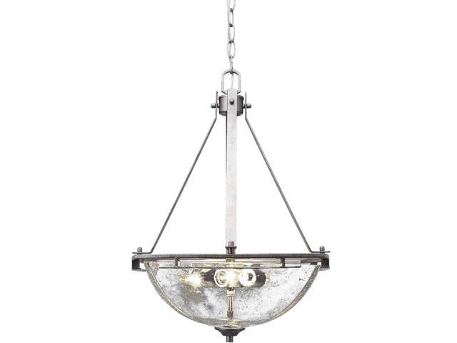 Toltec Lighting Uptowne 3 Light Pendant Bulbs 13 5 Bubble Glass Newegg Com