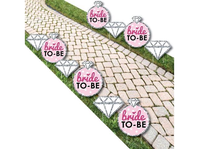 Bride To Be Diamond Ring Lawn Decorations Outdoor Classy