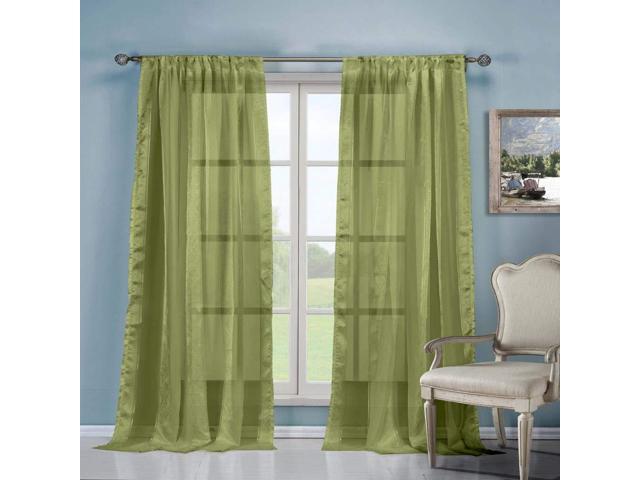 Steena Metallic Linen Textured Pole Top Window Curtains For Living