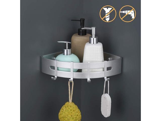 Kes Bathroom Shower Shelf Triangle Corner Shower Caddy Aluminum