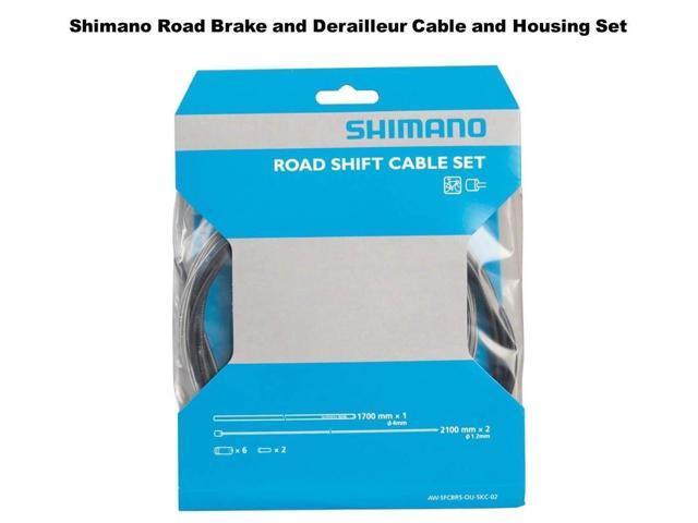 shimano brake and gear cable set