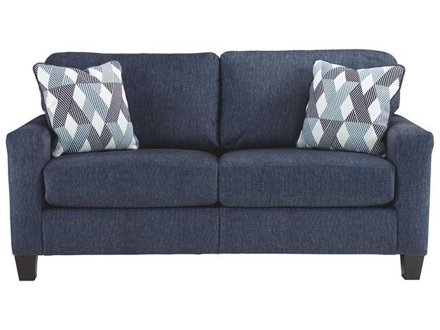 Ashley Furniture Signature Design Burgos Contemporary Sofa Rta In A Box Modular Embly Navy Newegg