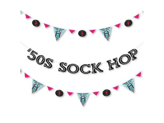 Big Dot Of Happiness 50 S Sock Hop 1950s Rock N Roll Party
