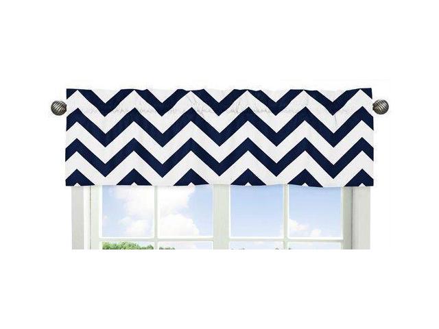 Sweet Jojo Designs Navy Blue And White Chevron Collection Zig