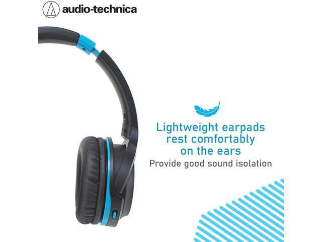Audio Technica Ath S0btgbl Onear Headphone Bluetooth Gbl Newegg Com