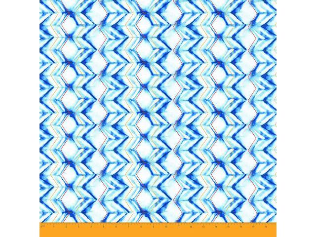 Shibori Print 2-Way Stretch 60/" Wide Velvet Fabric For Sewing 1 mtr