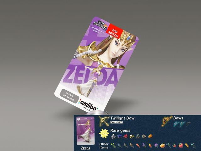 ancla Maldito estimular Zelda Super Smash Bros.Amiibo NFC Tag Card - The Legend of Zelda -  Newegg.com