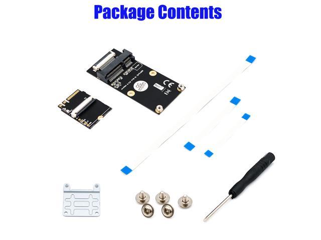 M.2 A+E OR E Key Wireless Card to PCIe 1x / USB Adapter M2 NGFF KALEA-INFORMATIQUE ©
