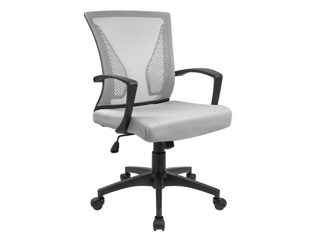 Furmax Office Chair Mid Back Swivel Lumbar Support Desk