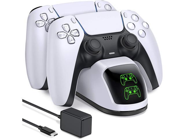 PS5 Charging Station, PS5 Controller Charger Station for Dualsense Controller, Upgrade PS5 Controller Charger, Gllai PS5 Charger Stand for Dual Controller