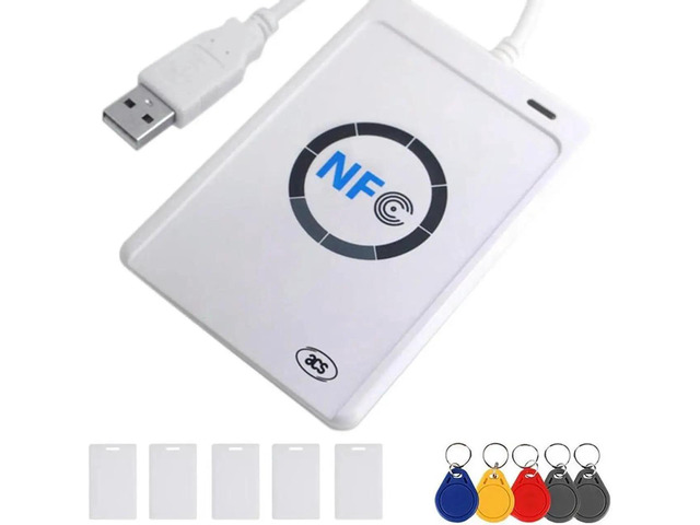Aomoproing FOR NFC Reader ACR122U USB Contactless Smart IC Card Writer ...