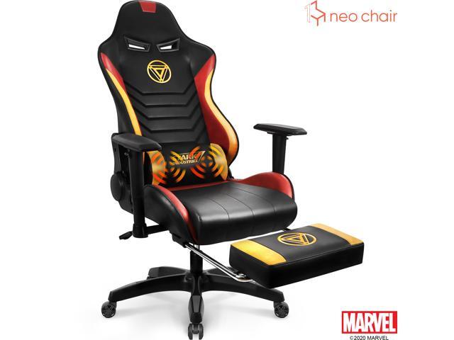 Arc Marvel Gaming Racing Computer Office Chair Iron Man Reclining Gaming Ergonomic Gaming Chair W Footrest Newegg Com