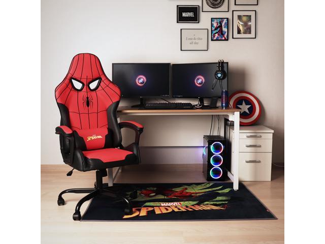 Marvel Spider Man Gaming Chair High End Ergonomic Neck Lumbar