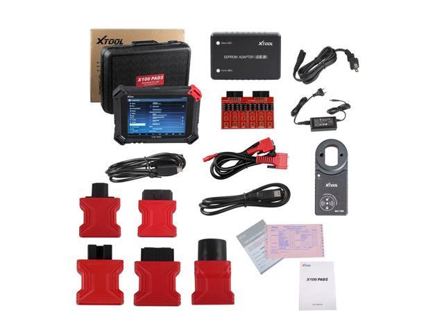 XTOOL X100 PAD2 OBDII Diagnostic Tool Full System Auto Key Programmer Free Update Car Key IMMO ABS//SRS//EPB//Oil Reset//SAS//DPF
