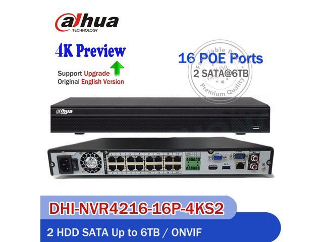 4K H.265 16 Channel 16 POE Ports NVR NVR4216-16P-4KS2 Network Video Recorder