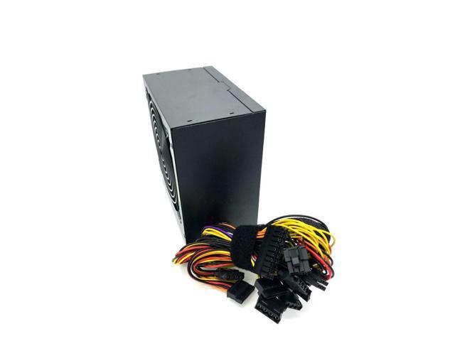 650Watt 12CM 120mm One Fan ATX 12V 650W Black SATA PCIE 24Pin Power Supply Quiet