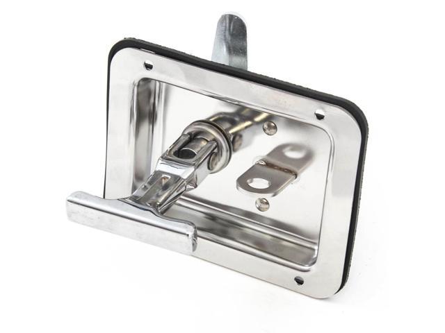 Red Hound Auto Trailer Door Latch T Handle Large Lock Stainless