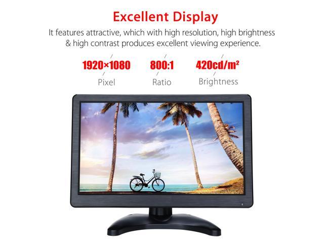 PC Monitor Full HD Screen 13.3 Inch 1920X1080 60Hz HDMI/VGA/AV/BNC Monitor ASN 