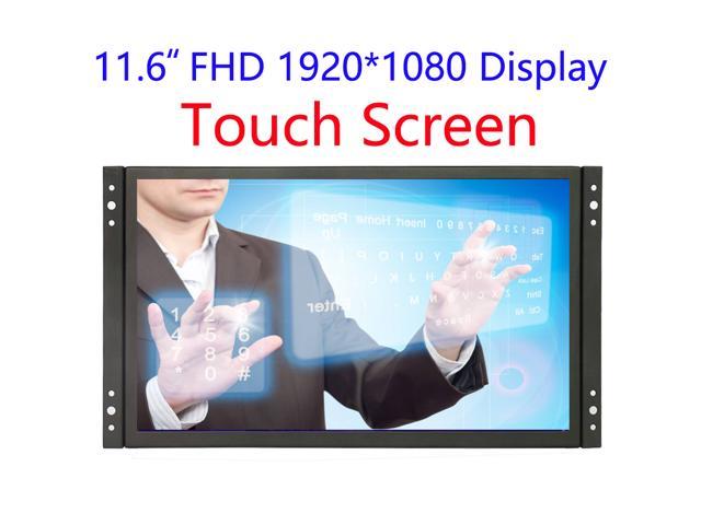 12 inch Industrial Display Touch Monitor 1920*1080 FHD IPS Open Frame 12 inch Touch Screen Capacitive with VGA/HDMI Speakers