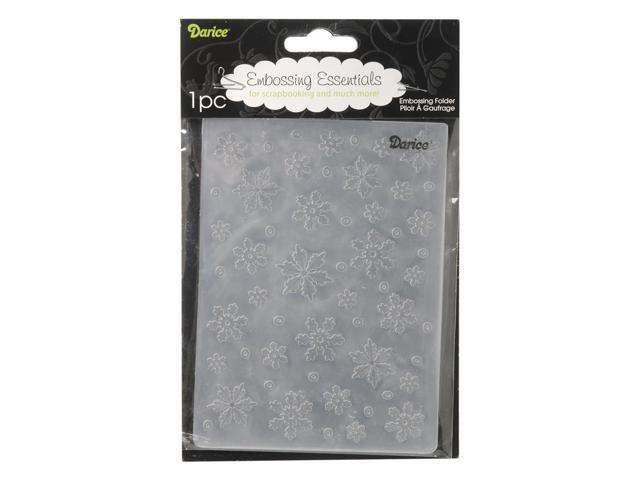 Snowflakes and Flourishes Darice® Embossing Folder 4.5 x 5.75 w