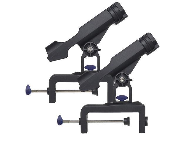 Details about   Heavy Duty Fishing Pole Rod Holder with Universal Clamp-On Boat Deck Mount 