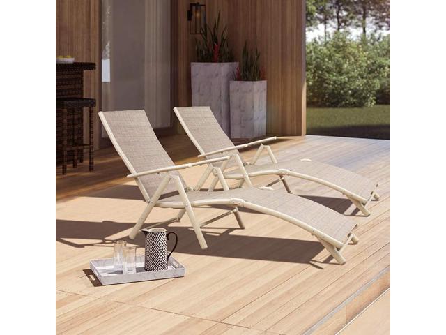 Devoko Patio Outdoor Chaise Lounge Chairs Beach Pool Side Folding Recliner Adjustable Chair Set Of 2 Beige Newegg Com - Kozyard Outdoor Patio Foldable Chaise Lounge Devoko Patio Outdoor Chaise Lounge Chairs Beach Pool Side Folding Recliner Adjustable Chair Set Of 2 Beige Newegg Com - Kozyard Outdoor Patio Foldable Chaise Lounge