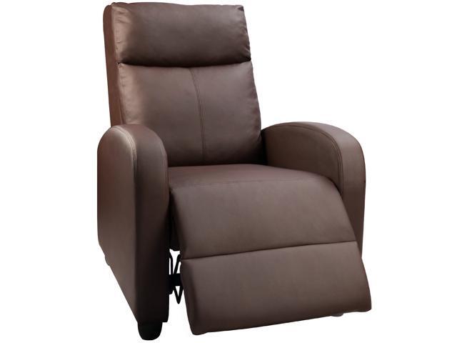 Devoko Adjustable Single Recliner Chair Pu Leather Modern Living