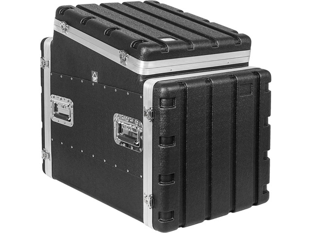 Sound Town Lightweight and Compact 10U ATA ABS Rack Case, with Slant ...