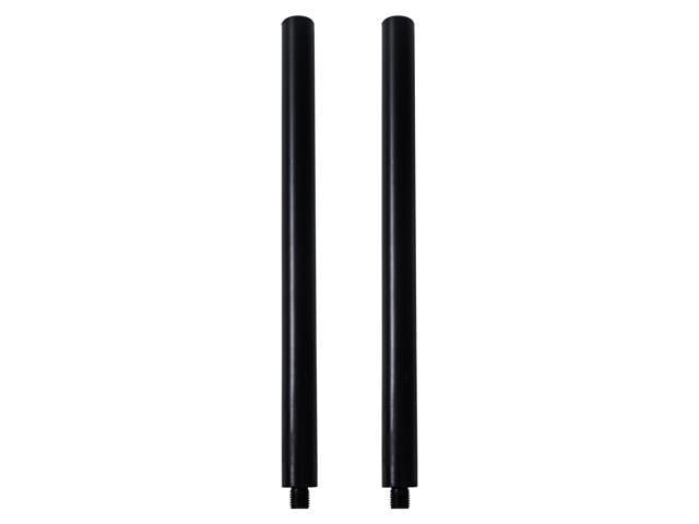 Photo 1 of Sound Town 2-Pack Subwoofer/Speaker Extender Poles, Fits M20 Threading, Black