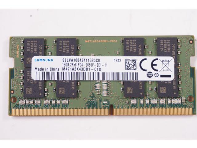 M471A2K43DB1-CTD Samsung 16GB PC4-21300 DDR4-2666MHz SO-DIMM  I7590-7117BLK-PUS