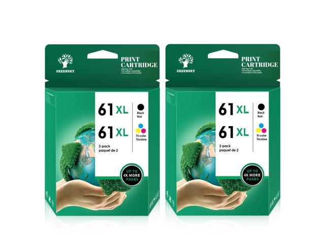 Refurbished Replacement Ink Cartridge Compatiable For Hp 61xl Envy 5530 2x Black 2x Color 8319