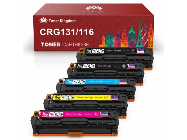 Toner Cartridge Set For Canon 131 6273B001AA imageCLASS LBP7110Cw MF8280Cw 5 PK