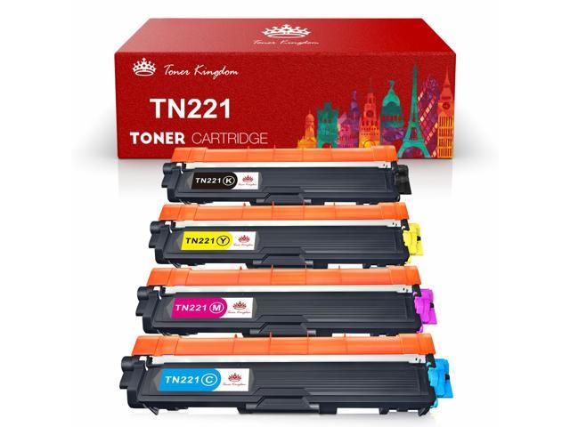 4 Pack TN221 BK TN225 Color Toner for Brother MFC-9130CW MFC-9330CDW MFC-9340CDW