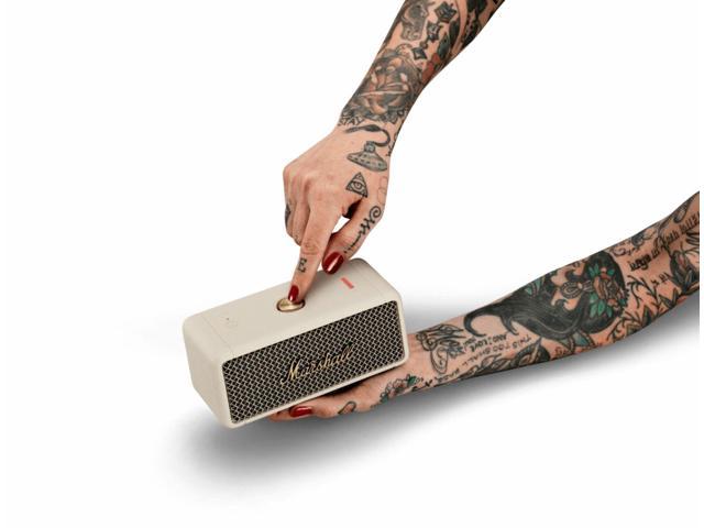 Marshall - Emberton Portable Bluetooth Speaker - Cream Portable