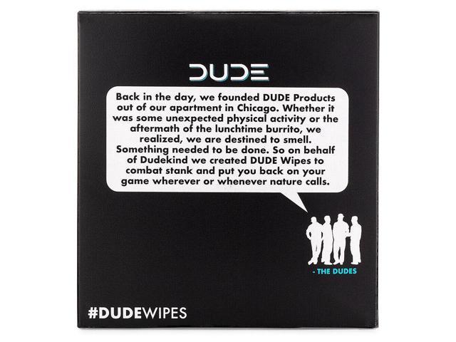 DUDE Wipes, Flushable Wipes For Men, 30pk Individually Wrapped