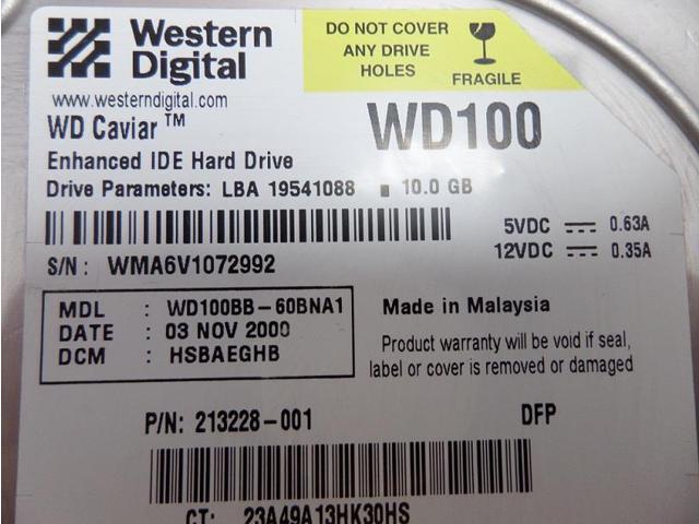 Maxtor 5T010H1 10 GB IDE 7200 RPM Ultra-ATA//100 3.5/" Hard Drive