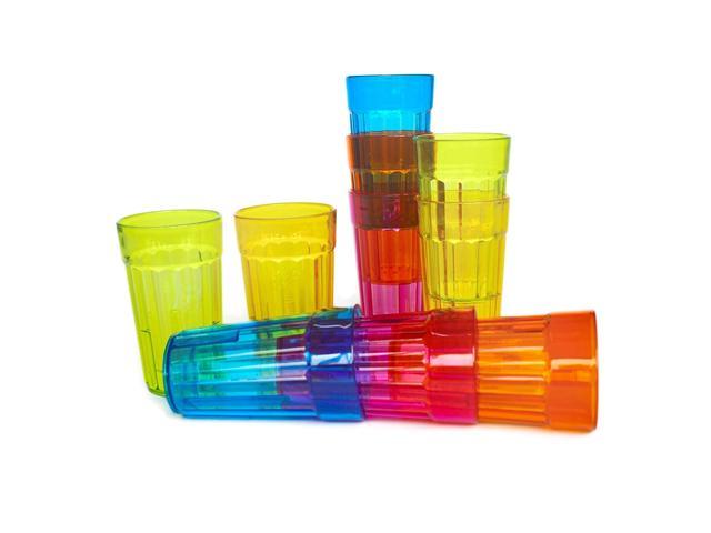 Honla 8 oz Kids Cups,Set of 20 Small Plastic Cups for